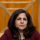 Neera Tanden, President Joe Biden’s nominee for Director of the Office of Management and Budget (OMB), appears before a Senate Committee on the Budget hearing on Capitol Hill on February 10, 2021 in Washington, DC.